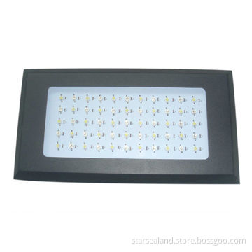 165W square LED grow light with 660nm and 450, 730nm wavelengths